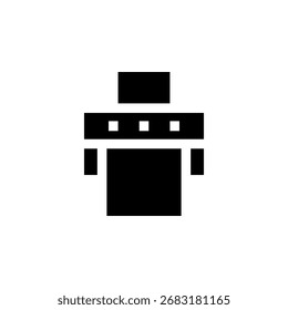 Icono de impresión para documento y salida