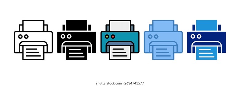 Elemento de icono de impresión para diseño