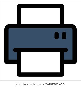 Elemento de icono de impresión para diseño