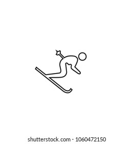 Print icon line black white activity vector design track set play