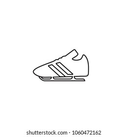 Print icon line black white activity vector design track set play