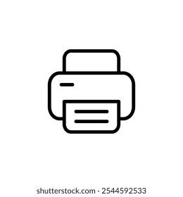 Print icon logo design. printer sign and symbol