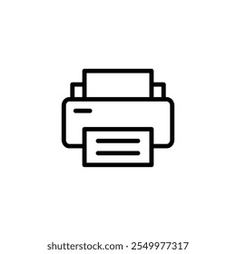 Print icon logo design. printer sign and symbol
