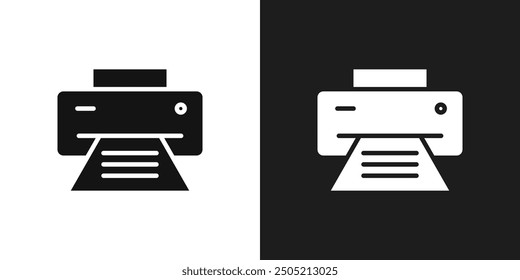 Vector del logotipo del icono de la impresión