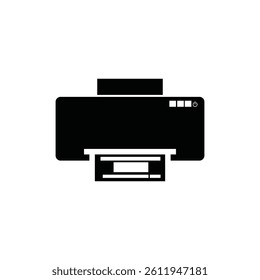 Print Icon object silhouette design template
