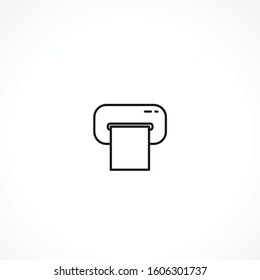 print icon on white background. print icon on white background. print icon on white background. 