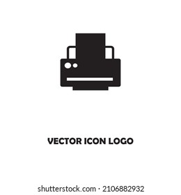print icon on the white background