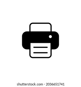 Print icon. printer sign and symbol