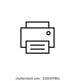 Print icon. printer sign and symbol