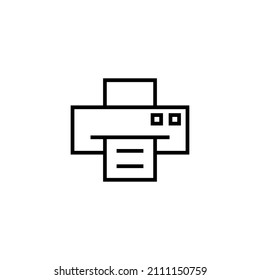 Print icon. printer sign and symbol