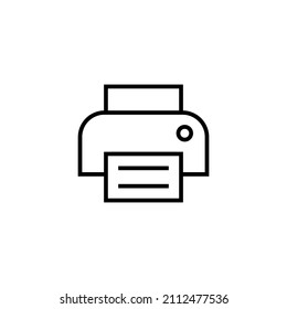 Print icon. printer sign and symbol