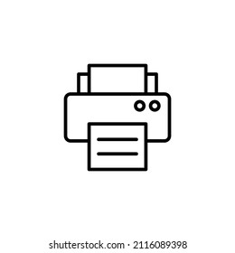 Print icon. printer sign and symbol