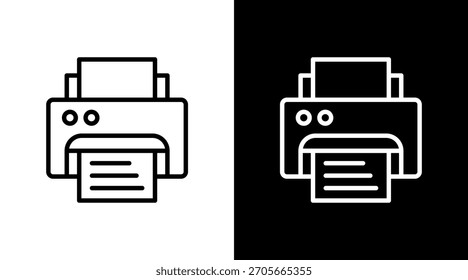 Imprimir con diseño de conjunto de iconos