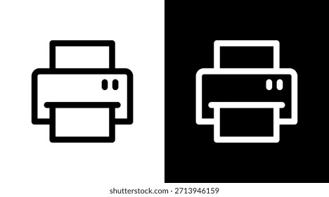 Imprimir con diseño de conjunto de iconos