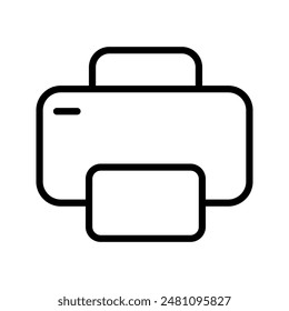 Print icon set illustration. printer sign and symbol