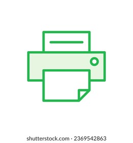 Print icon set. printer icon vector. 