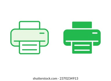 Print icon set. printer icon vector. 