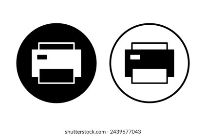 Print icon set. printer icon vector. 