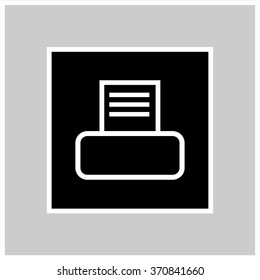 Print Icon Set Vector EPS10, Great for any use.