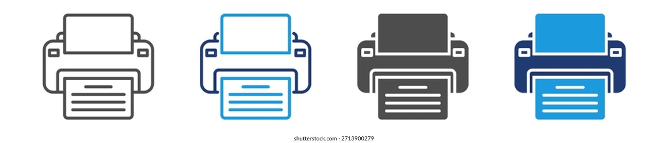 print icon sheet multiple style