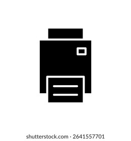 Print icon symbol for apps and websites. printer sign and symbol