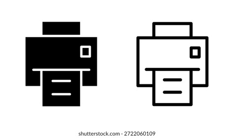 Print icon symbol for apps and websites. printer sign and symbol