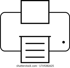 Print icon. Print symbol. Vector illustration