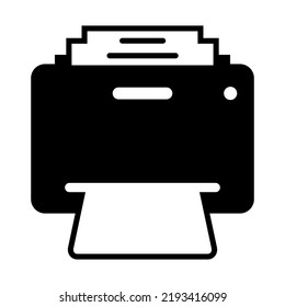 Print icon. Symbol for website design, logo, app, UI. Vector illustration, EPS10