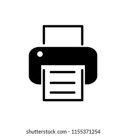 Print icon vector 