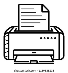 print icon vector
