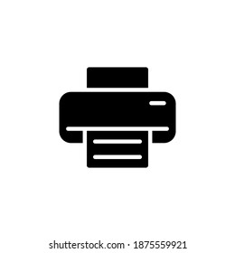 Print icon vector. 