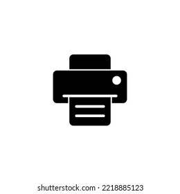 Print icon vector illustration. printer sign and symbol