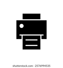 Print icon vector illustration. printer sign and symbol