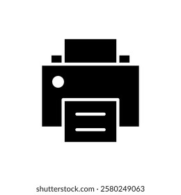 Print icon vector illustration. printer sign and symbol
