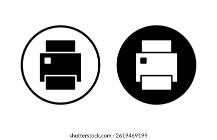 Print icon vector illustration. printer sign and symbol