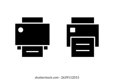 Print icon vector illustration. printer sign and symbol