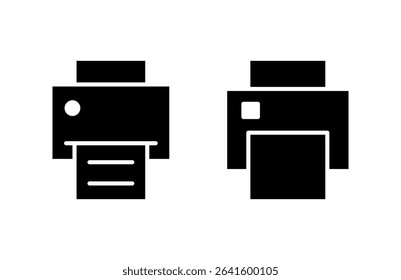Print icon vector illustration. printer sign and symbol