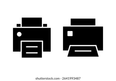 Print icon vector illustration. printer sign and symbol