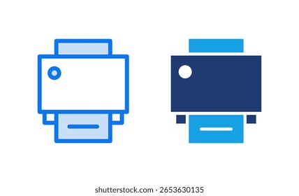 Print icon vector illustration. printer sign and symbol
