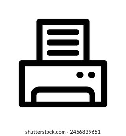 print icon. vector line icon for your website, mobile, presentation, and logo design.