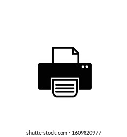 Print Icon Vector Logo Template