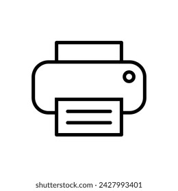 Print icon vector. printer icon vector. 