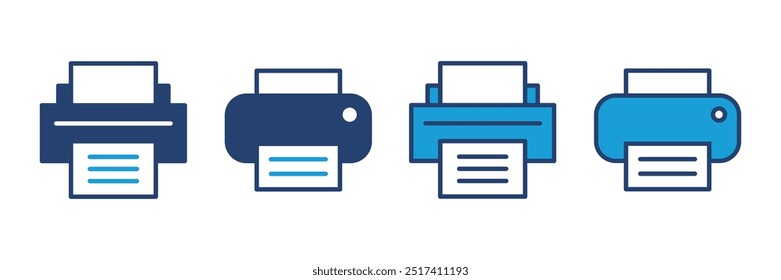 Print icon vector. printer icon vector. 
