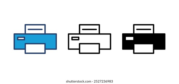 Print icon vector. printer icon vector. 