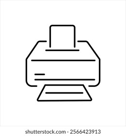 Print icon vector. printer icon vector.