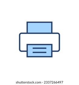 Print icon vector. printer sign and symbol