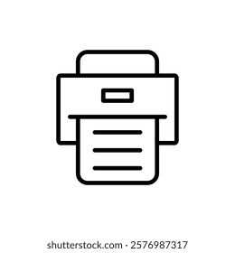 Print icon vector. printer sign and symbol