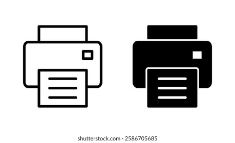 Print icon vector. printer sign and symbol