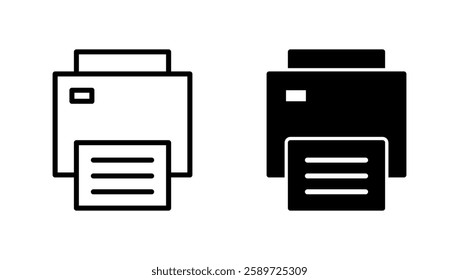 Print icon vector. printer sign and symbol