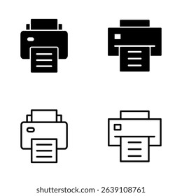 Print icon vector. printer sign and symbol